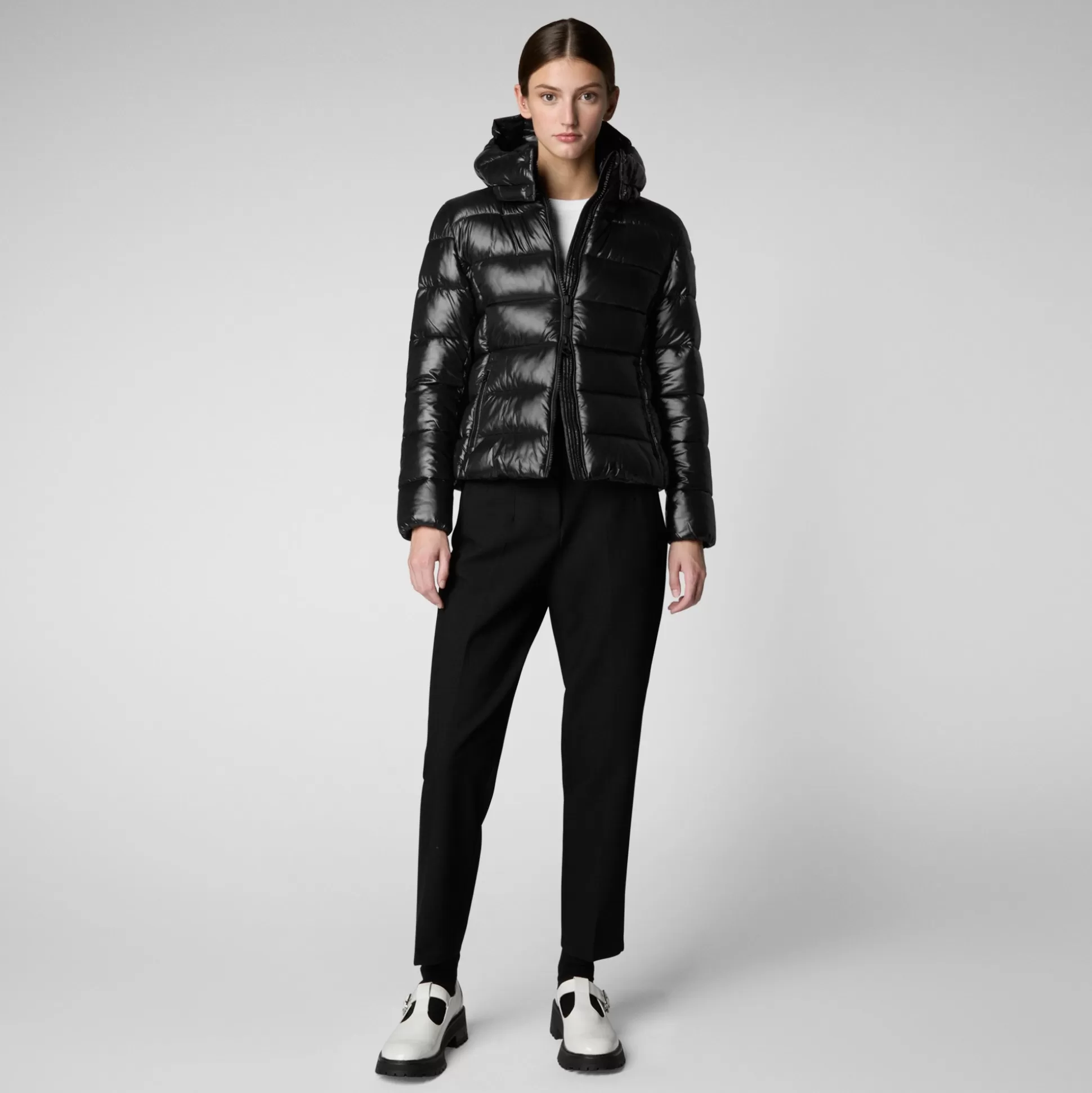 Cheap Animal-free Damen-steppjacke Cosmary Mit Kapuze In Damen Animal-Free Steppjacken