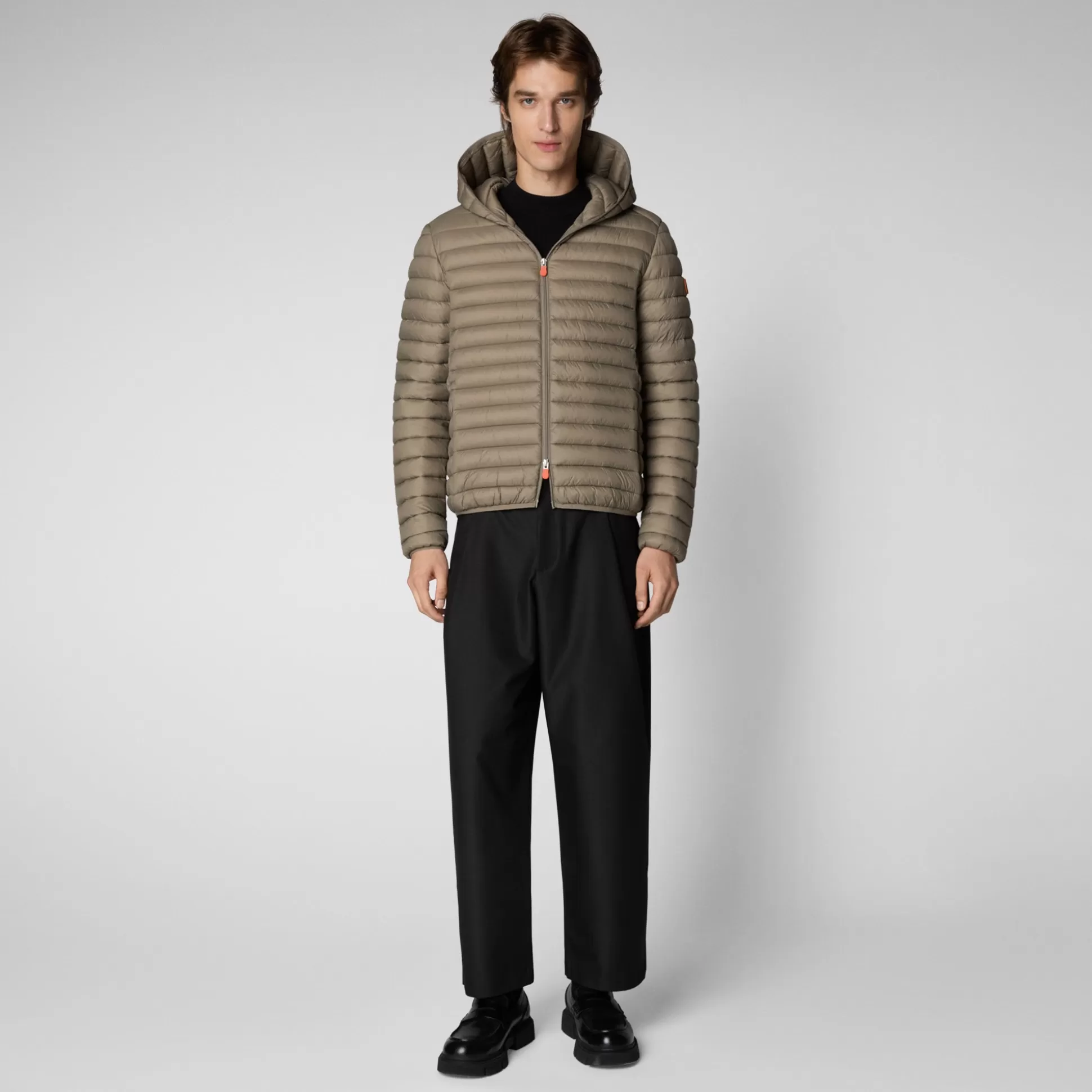 Sale Animal-free Herren-Steppjacke Donald Mit Kapuze In Herren Animal-Free Steppjacken