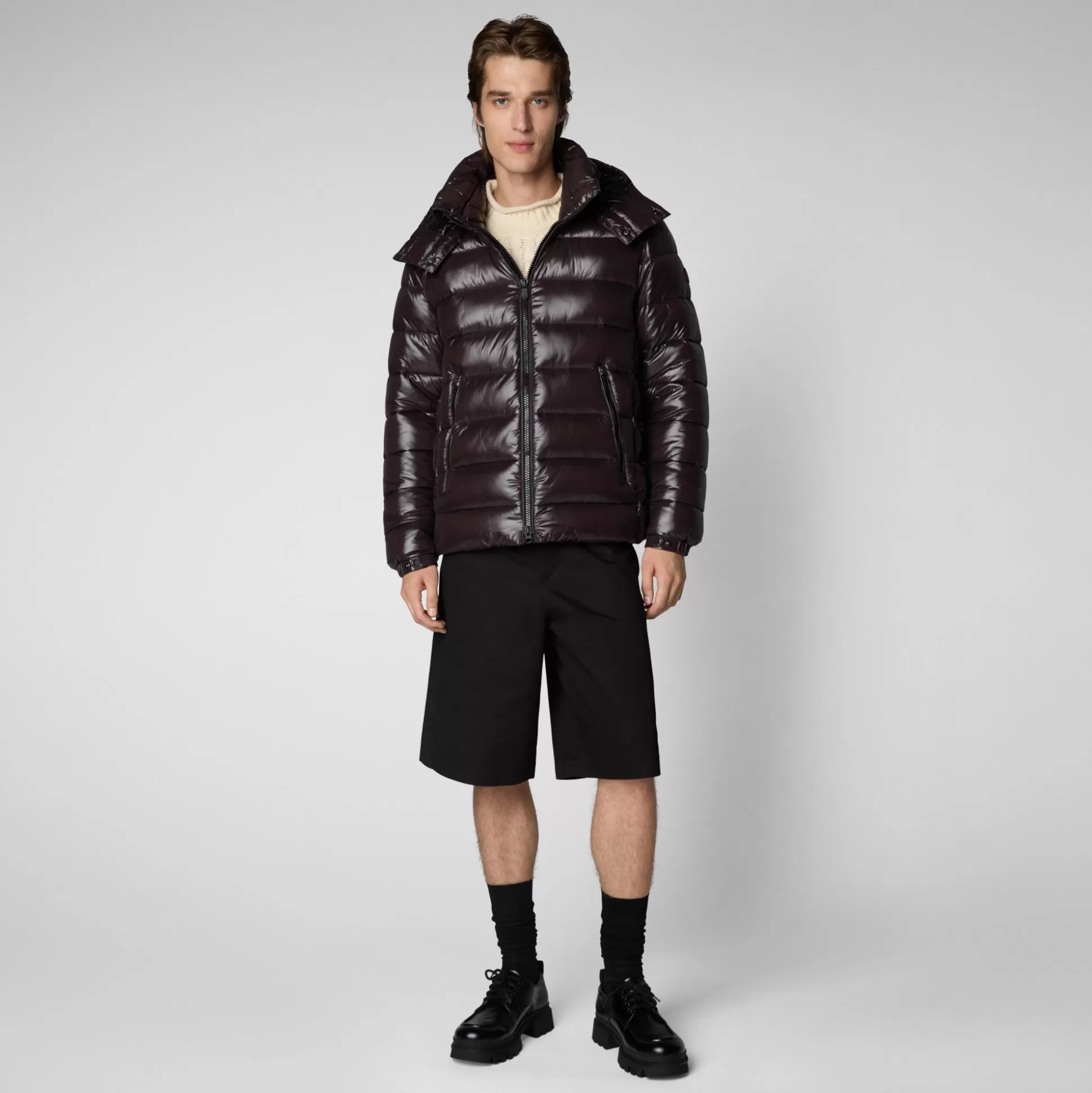 Outlet Animal-free Herren-steppjacke Florian Mit Kapuze In Herren Animal-Free Steppjacken