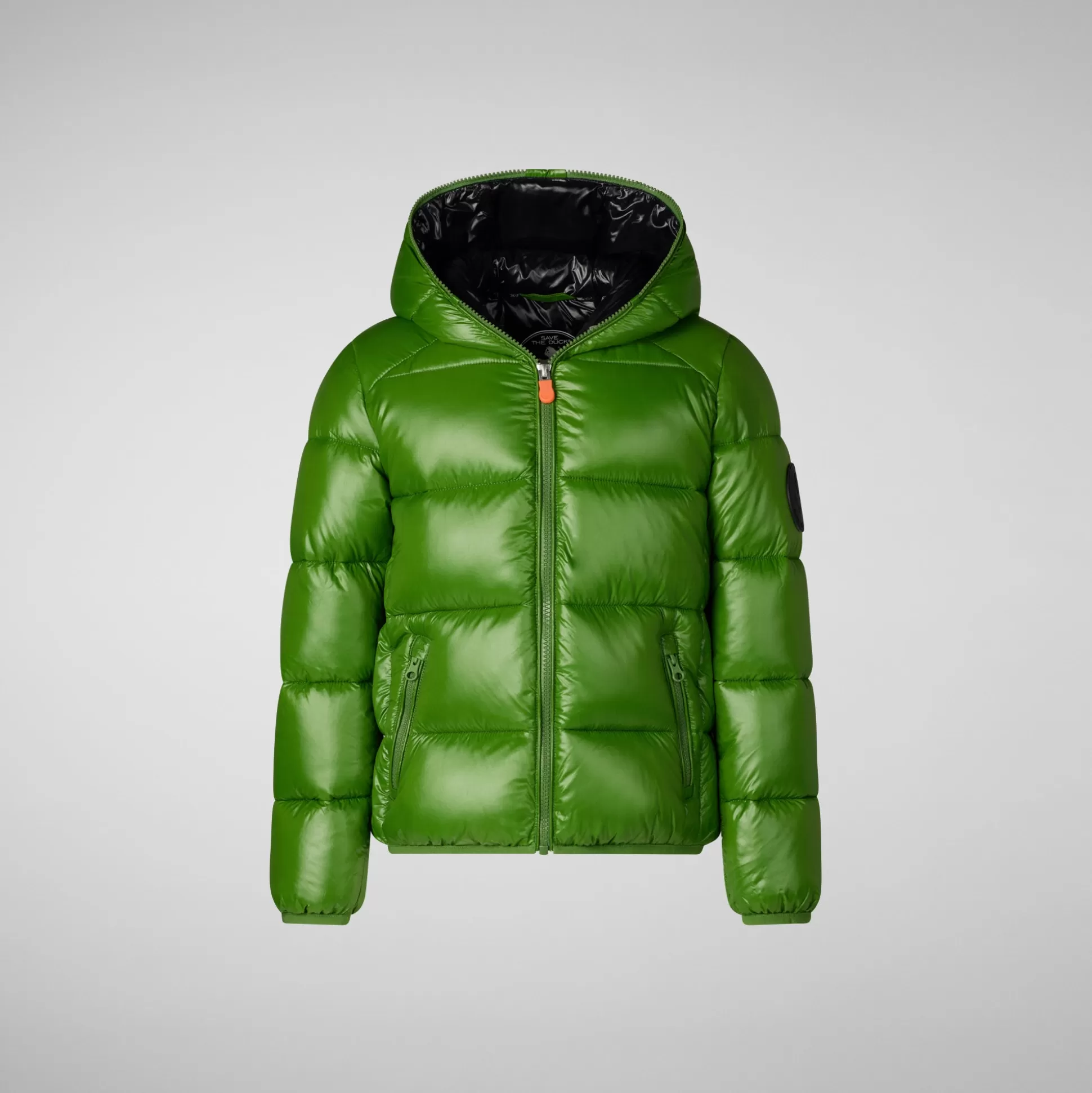 Hot Animal-free Jungen-steppjacke Artie In Grass Green Kinder Animal-Free Steppjacken