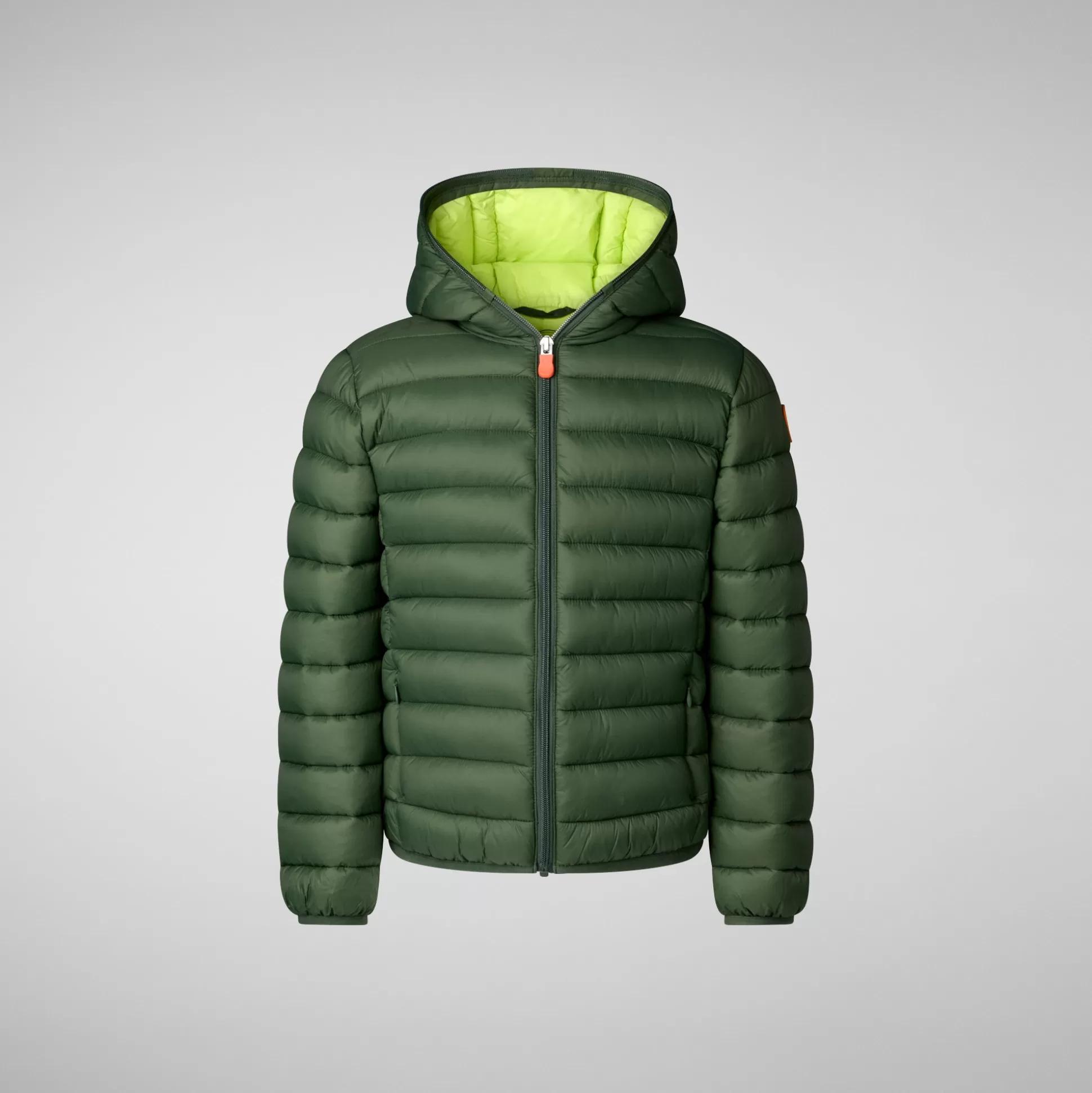 Outlet Animal-free Jungen-steppjacke Dony In Thyme Green Kinder Animal-Free Steppjacken