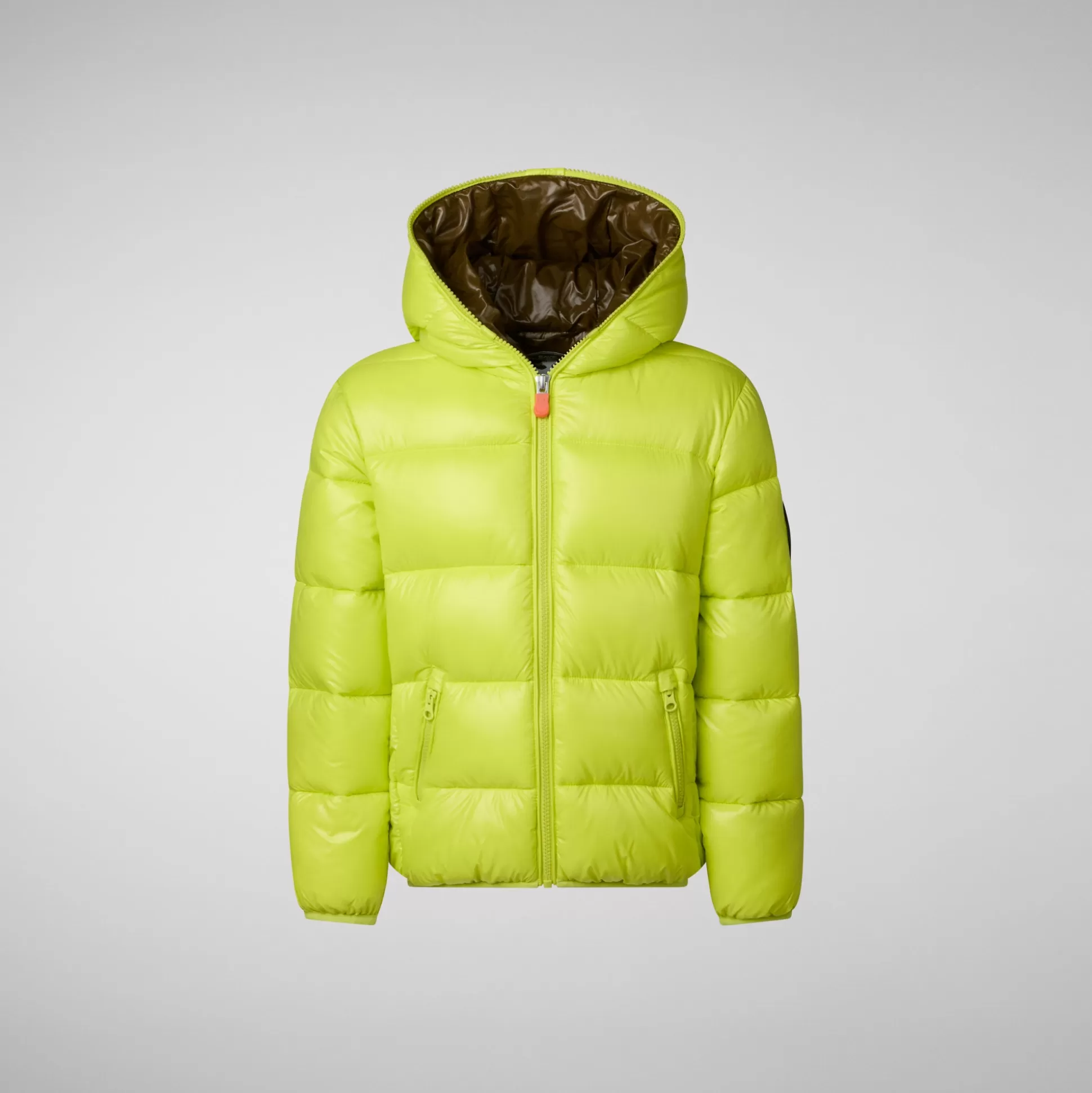 Cheap Animal-free Mädchen-Steppjacke Kate In Lichen Green Kinder Animal-Free Steppjacken